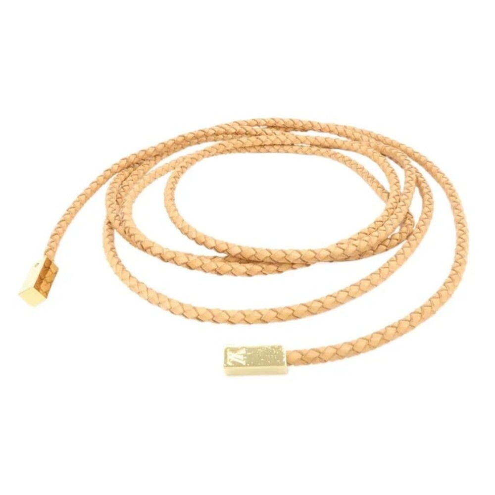 Louis Vuitton Ceinture VVN Tresse Leather Belt - Natural - Ceinture VVN Tresse L